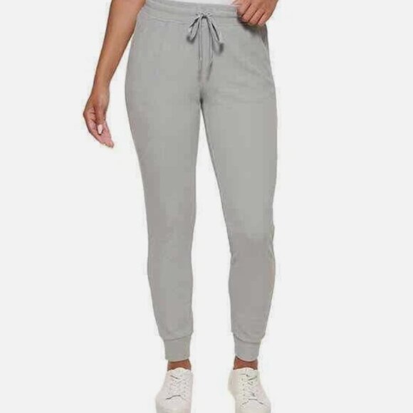 Marc New York Ribbed Drawstring Gray Joggers - Picture 3 of 9